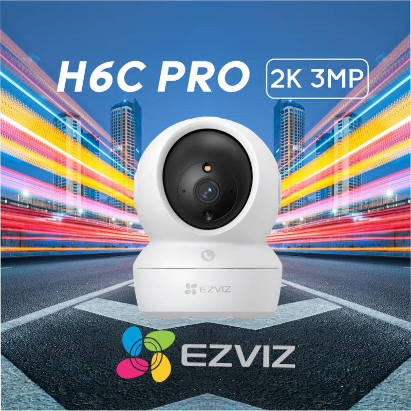 CAMARA EZVIZ IP H6C PRO 3MP 360º PT INTERIOR 2K WIFI 2.5GHZ AUDIO BI-DIRECIONAL 📶🔒🔊 CAMARA EZVIZ IP H6C PRO 3MP 360º PT INTERIOR 2K WIFI 2.5GHZ AUDIO BI-DIRECIONAL 📶🔒🔊