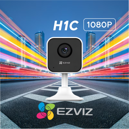 EZVIZ CS-H1C CAM IP INT 1080P WIFI 2.4GHZ. LENTE FIJO 2.8MM 📶🔒🔊