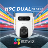 CAMARA EZVIZ IP WIFI EXTERIOR H9C DUAL 3K 5MP, ALARMA , AUDIO BIDIRECCIONAL