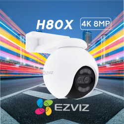 EZVIZ H80X 4K 8MP COLOR FULL EXTERIOR CON AUDIO BIDIRECCIONAL 📶🔒🔊