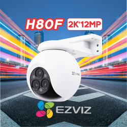 EZVIZ H80F 12MP 2K+ /WIFI /GIRA 360°/TRIPLE LENTE /CON AUDIO BIDIRECCIONAL 📶🔒🔊