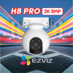 EZVIZ H8 5MP 3K /WIFI /GIRA  360°/CON AUDIO BIDIRECCIONAL📶🔒🔊