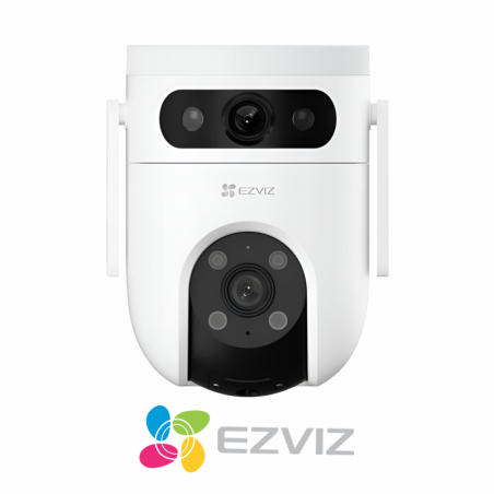 EZVIZ H9C DUAL 5MP 3K /WIFI /GIRA 360°/DOBLE LENTE /CON AUDIO BIDIRECCIONAL 📶🔒🔊
