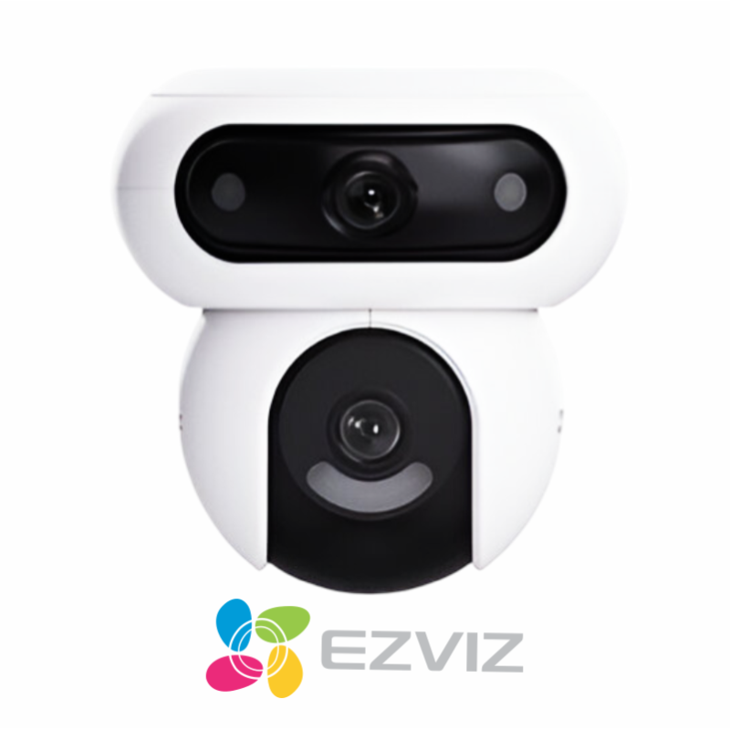 EZVIZ H90 DUAL 8MP 2K+ /WIFI /GIRA 360°/DOBLE LENTE Y ROTACIÓN /CON AUDIO BIDIRECCIONAL 📶🔒🔊