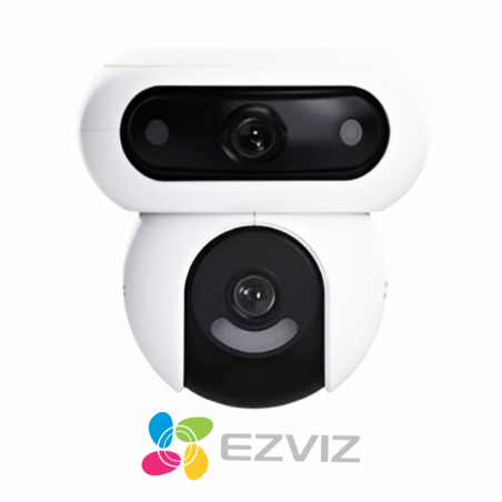 EZVIZ H90 DUAL 8MP 2K+ /WIFI /GIRA 360°/DOBLE LENTE Y ROTACIÓN /CON AUDIO BIDIRECCIONAL 📶🔒🔊