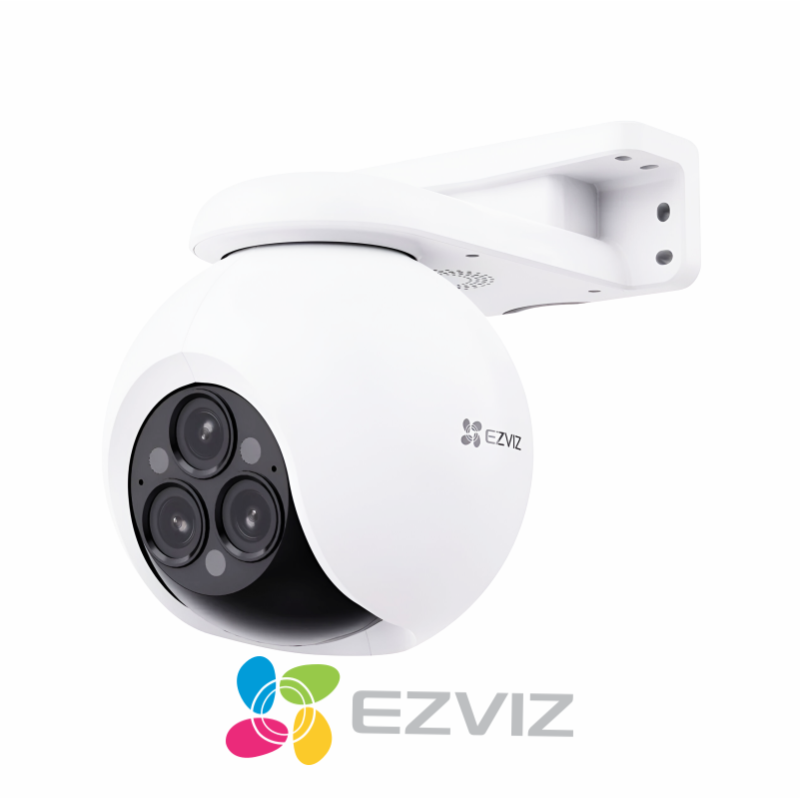 EZVIZ H80F 4MP 2K+ /WIFI /GIRA 360°/TRIPLE LENTE /CON AUDIO BIDIRECCIONAL 📶🔒🔊