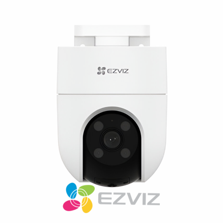 EZVIZ H8C 4MP 2K+/WIFI /GIRA 360°/CON AUDIO BIDIRECCIONAL 📶🔒🔊