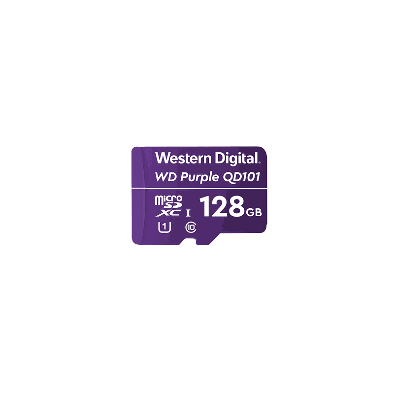 MEMORIA MICROSD 128GB PARA VIDEO VIGILANCIA - WD PURPURA MEMORIA MICROSD 128GB PARA VIDEO VIGILANCIA - WD PURPURA