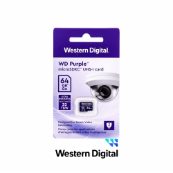 WESTERN DIGITAL 64GB PURPURA MEMORIA MICRO SD