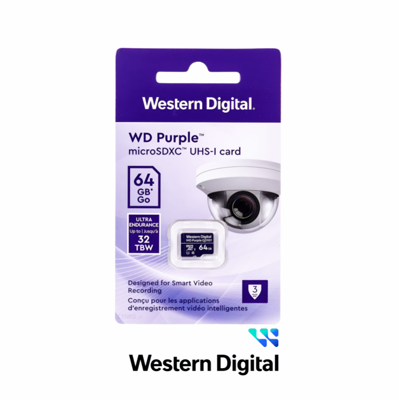 WESTERN DIGITAL 64GB PURPURA MEMORIA MICRO SD WESTERN DIGITAL 64GB PURPURA MEMORIA MICRO SD
