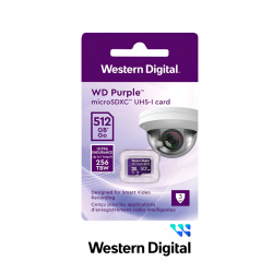 WESTERN DIGITAL 512GB WD PURPURA MEMORIA MICRO SD