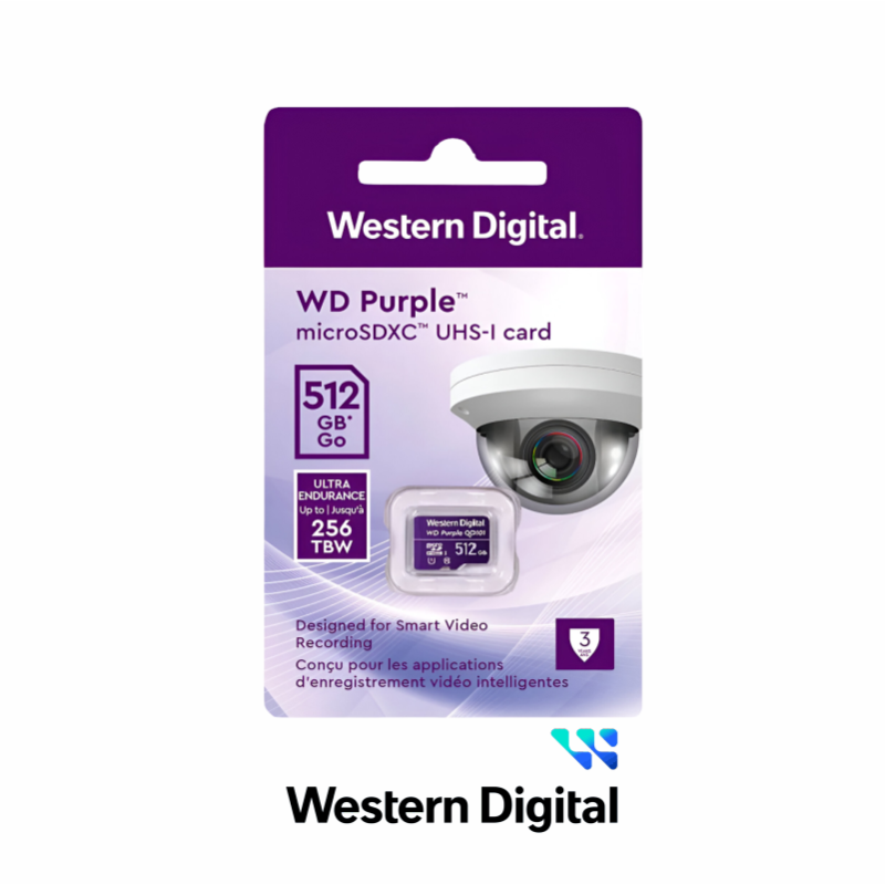 WESTERN DIGITAL 512GB WD PURPURA MEMORIA MICRO SD WESTERN DIGITAL 512GB WD PURPURA MEMORIA MICRO SD