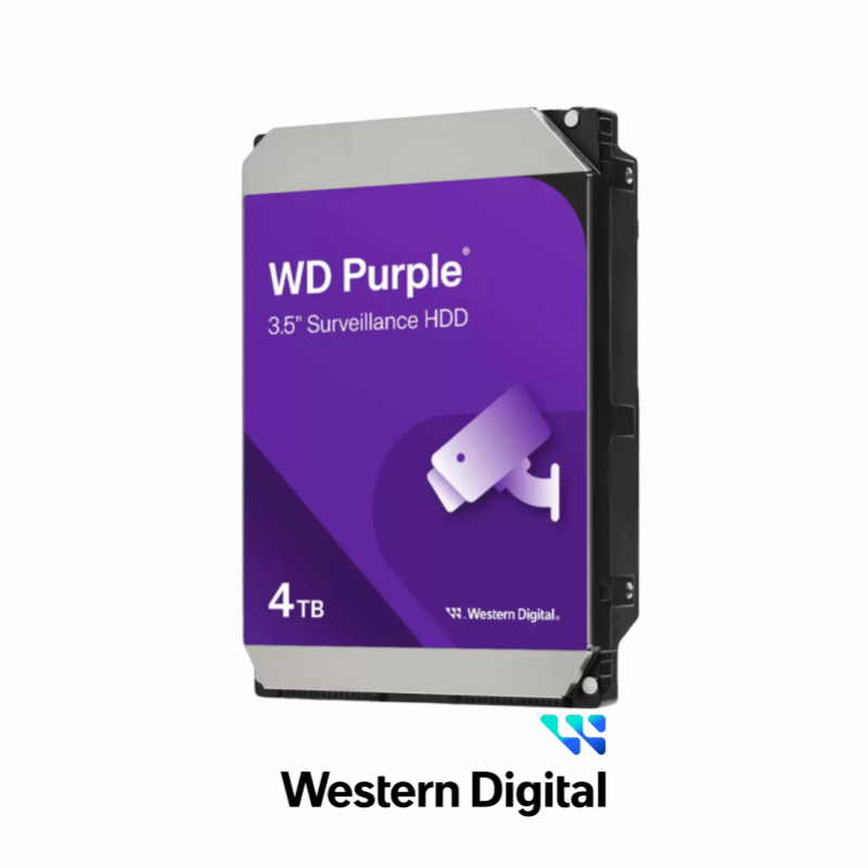 DISCO DURO WESTERN DIGITAL PURPURA SURVEILLANCE 4TB DISCO DURO WESTERN DIGITAL PURPURA SURVEILLANCE 4TB