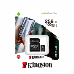 KINGSTON CANVAS SELECT PLUS 256GB MEMORIA MICROSD CON ADAPTADOR SD