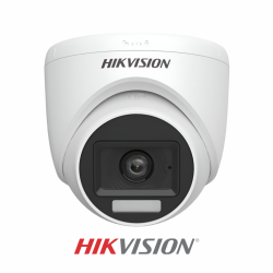 HIKVISION DOMO 5MP 3K /ANALOGA/FIJA/ SMART HYBRID LIGHT IR 20M 2.8MM C/AUDIO