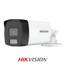 HIKVISION TUBO 2MP 1080P/ANALOGA/FIJA/ SMART HYBRID LIGHT IR 25M 2.8MM C/AUDIO