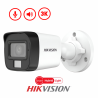HIKVISION TUBO 5MP 3K /ANALOGA/FIJA/ SMART HYBRID LIGHT IR 20M 2.8MM C/AUDIO