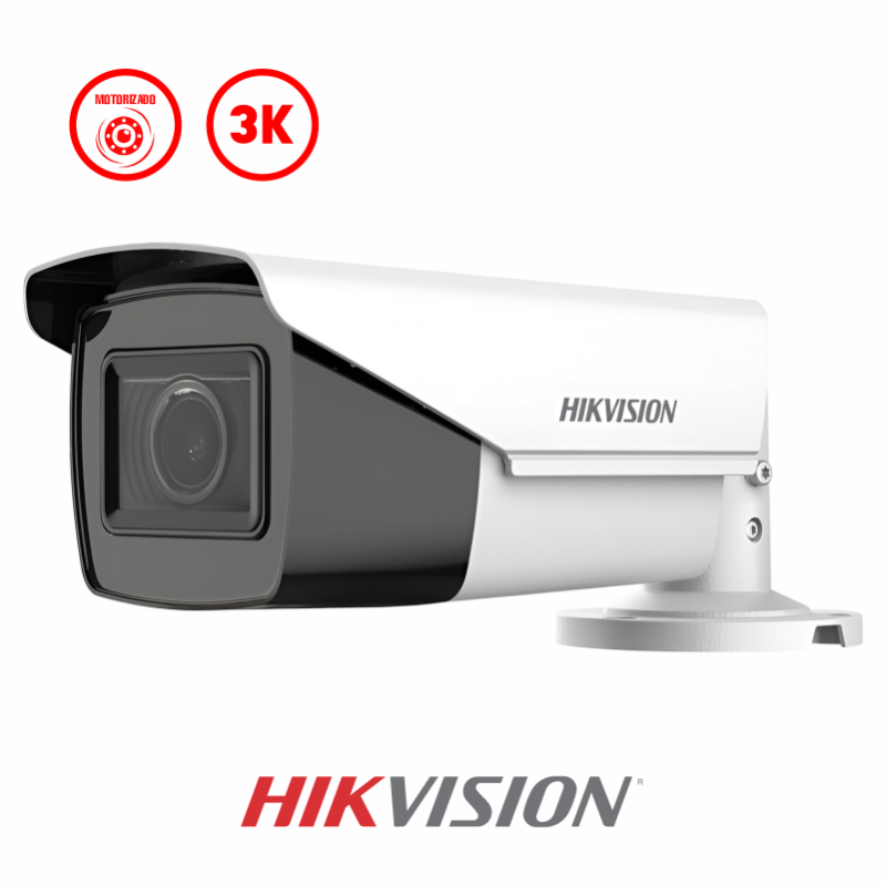 HIKVISION TUBO VARIFOCAL 5MP 3K /ANALOGA/FIJA/ VARIFOCAL MOTORIZADA 2.7MM  a 13.5 MM