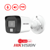 HIKVISION 2MP 1080P /ANALOGA/FIJA/ SMART HYBRID LIGHT IR 20M 2.8MM C/AUDIO