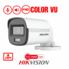 HIKVISION TUBO 2MP 1080P COLOR VU /ANALOGA/FIJA/ SMART HYBRID LIGHT IR 25M 2.8MM C/AUDIO