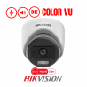 HIKVISION DOMO 5MP 3K COLOR VU/ANALOGA/FIJA/ SMART HYBRID LIGHT IR 20M 2.8MM C/AUDIO