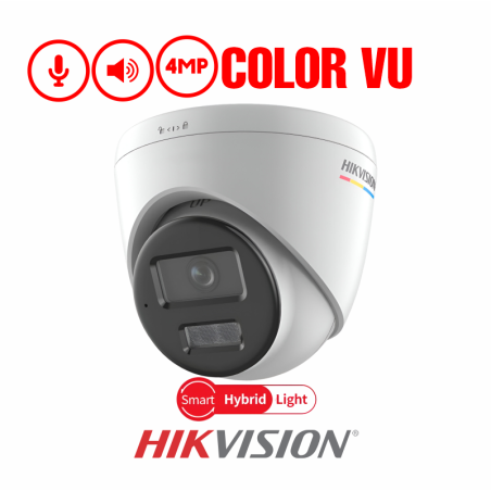 CÁMARA IP DOMO COLORVU DE 4 MP