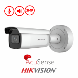 CÁMARA IP TUBO VARIFOCAL ACUSENSE DE 2 MP