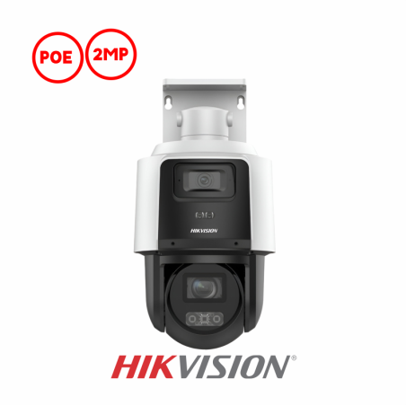 CÁMARA IP PTZ TANDEMVU 2MP+2MP 4X POE