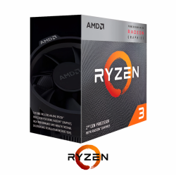 PROCESADOR AMD RYZEN 3 3200G, 3.60GHZ, 4MB L3, 4 CORE, AM4, 14NM, 65 W.