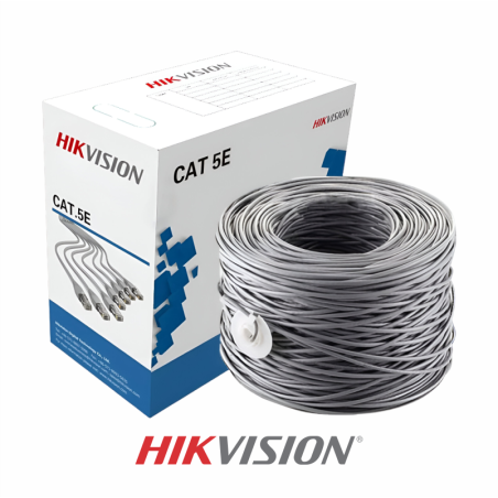 ROLLO DE CABLE UTP CAT 5E HIKVISION