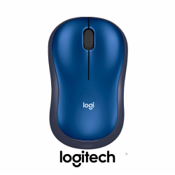 MOUSE LOGITECH INALÁMBRICO M185 AZUL