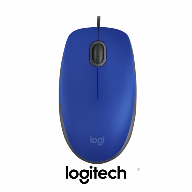 MOUSE LOGITECH OPTICO M110 USB AZUL