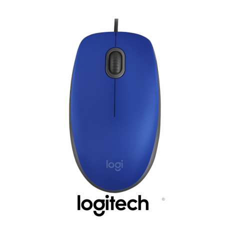 MOUSE LOGITECH OPTICO M110 USB AZUL