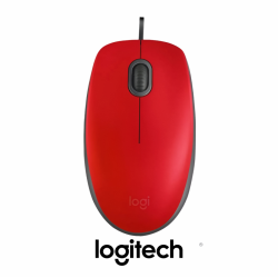 MOUSE LOGITECH OPTICO M110 USB ROJO