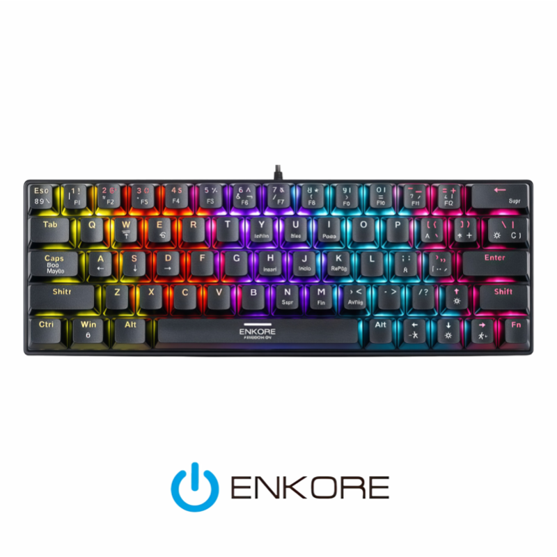 TECLADO ENKORE KINGDOM 64 MECANICO BRAIN ENK 1008