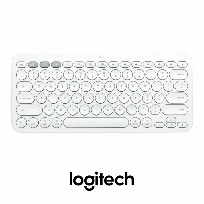 TECLADO BLUETOOTH MULTIDISPOSITIVO LOGITECH K380 BLANCO