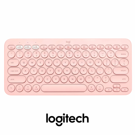 TECLADO BLUETOOTH MULTIDISPOSITIVO LOGITECH K380 ROSADO
