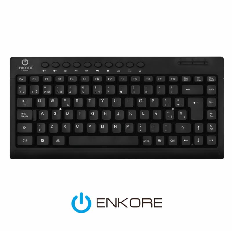 TECLADO USB MULTIMEDIA GEOX SLIM (ENK 303)