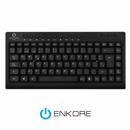 TECLADO USB MULTIMEDIA GEOX SLIM (ENK 303)