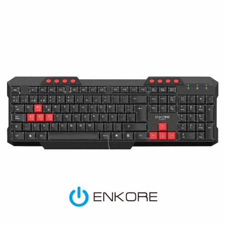 TECLADO MULTIMEDIA ENKORE CADET ENK 515 CONEXION USB