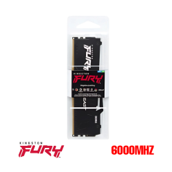 MEMORIA 8GB DDR5 KINGSTON FURY BEAST RGB BLACK BUS 6000MHz