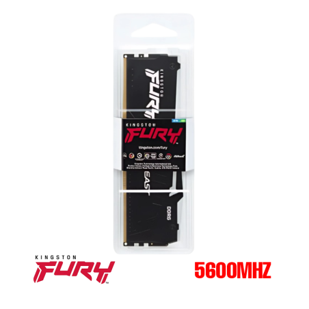 MEMORIA 32GB DDR5 KINGSTON FURY BEAST BLACK BUS 5600MHz